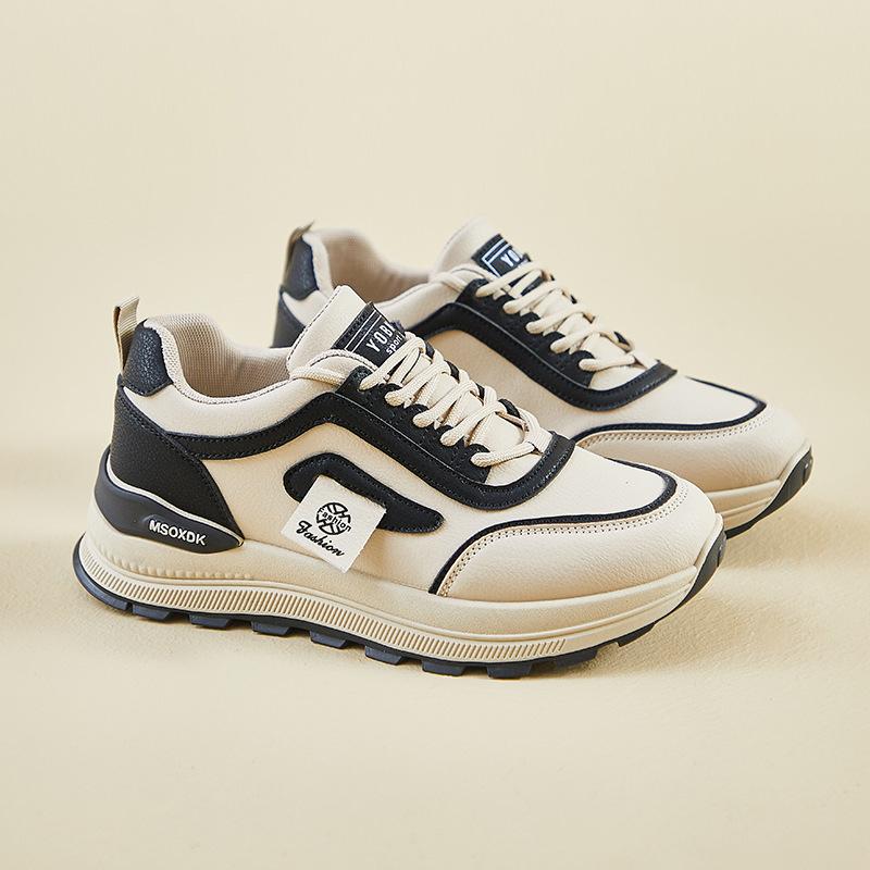 

ins new dad shoes women s spring student sports running casual shoes platform height increase KK 40 чёрный