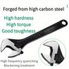 6/8/10inch Adjustable Spanners Measuring Wrenches Hole-opening Spanners Household Workshop Multifunction Hand Repair Tools