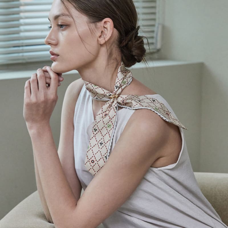 ANA MAISON Pretty woman Twilly Silk Scarf [PMT-1407]