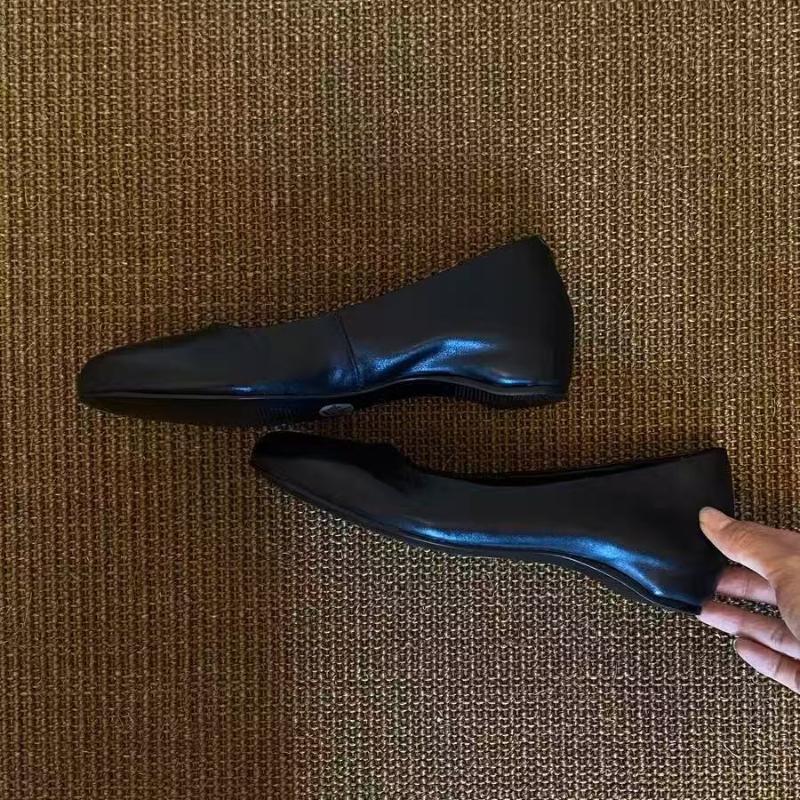 Soft Bottom Flat Work Shoes Women's Round Toe Slip-On Padded Arch Support Anti-Slip Casual Comfortable Spring Autumn Shoes