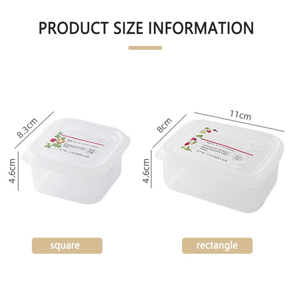 Simple Meat Freshing Box Freeze-resistant Fruit Side Dish Drain Box Kitchen Supplies