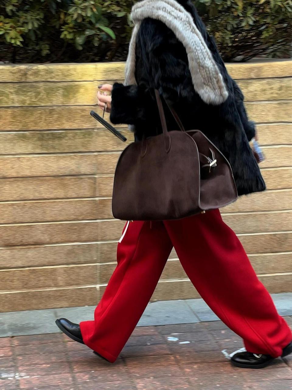 Miu-Style Wide-Leg Air-Layer Cotton Casual Pants Large белый