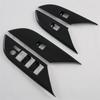 For Toyota Hilux 2024 ABS Carbon Fiber Car Windows Lift Switch Panel Cover Trim Decoration Accessories