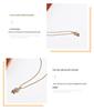 Elegant Rhinestone Tulip Necklace: Creative, Personalized Clavicle Chain in European & American Niche Fashion Style