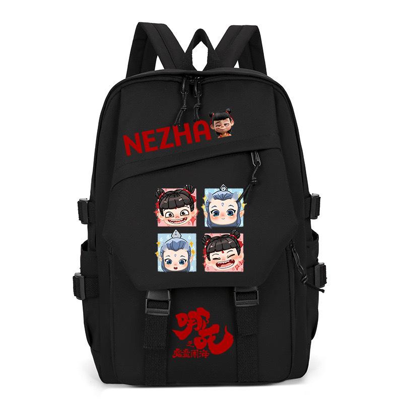 Nezha's Devil's Child Haohai School Bag Primary School Students Large Capacity Backpack Children's School Backpack Trend Fashion
