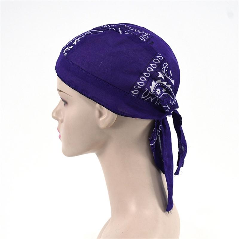 Multifunctional Headwear Pirate Style Bandana Cap for Sun Shielding Cycling Hiking Running Easy Wear as Hat or Scarf