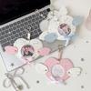 Love Heart Wings ID Photo Photocard Frame with Keychain Idol Card Display Protector  Card Decor