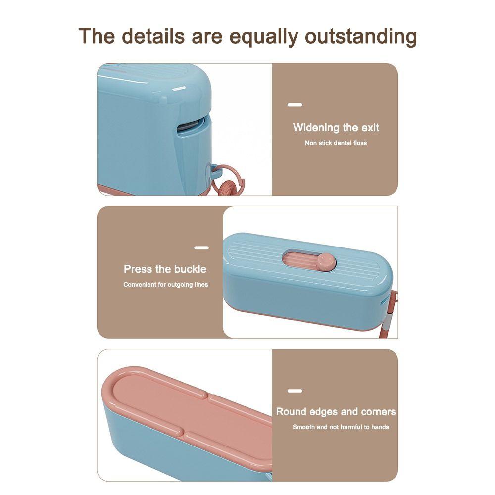 Automatic Ejectable Dental Floss Box with 10Pcs Floss Floss Organiser New Floss Dispenser