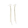 S925 Sterling Silver Cold Temperament Elegant Hanging Earrings Tassel Ear Hook Simple and Elegant Earrings