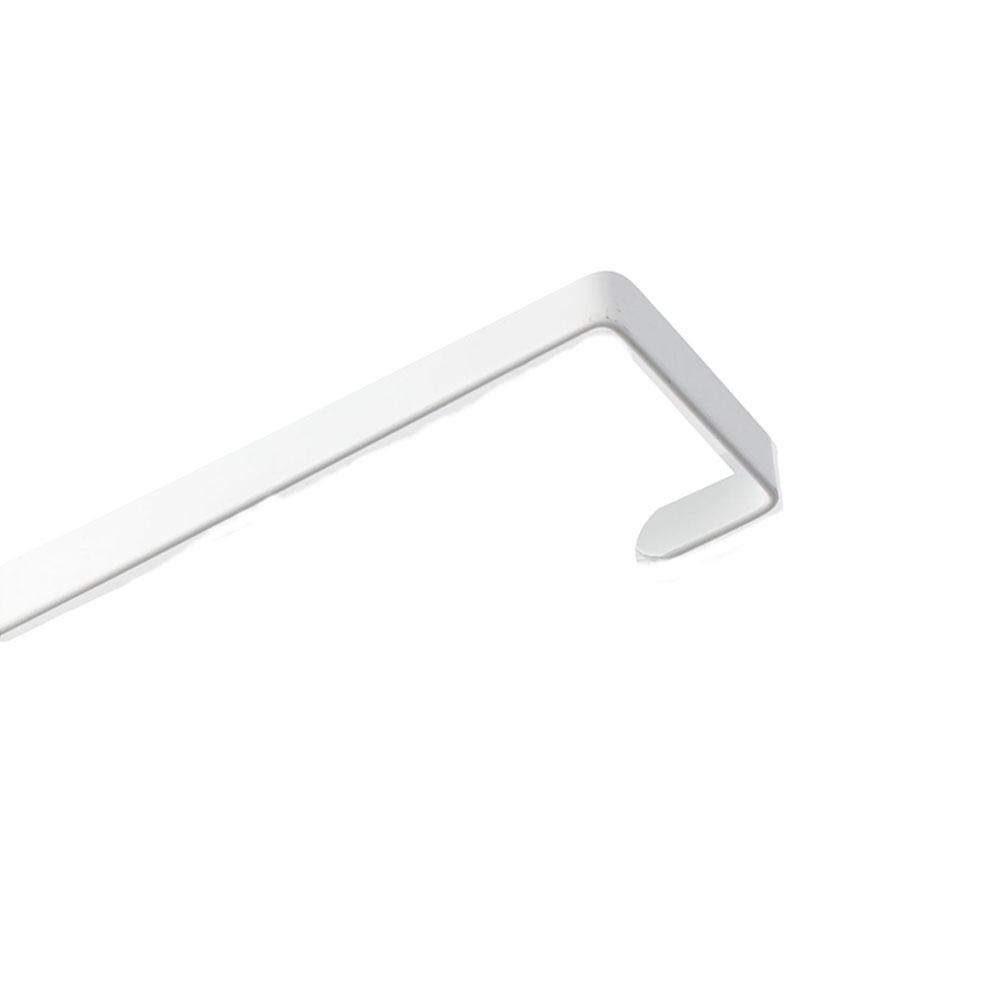 White Iron Simple Behind The Door Hanging Type Scarf Hanger Towel Shelf Door Hooks Storage Hooks