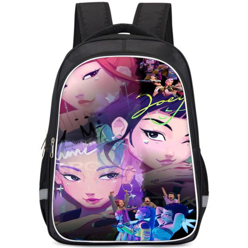 Kpop Demon Hunters Childrens Backpack With Breathable Oxford Fabric For School Use