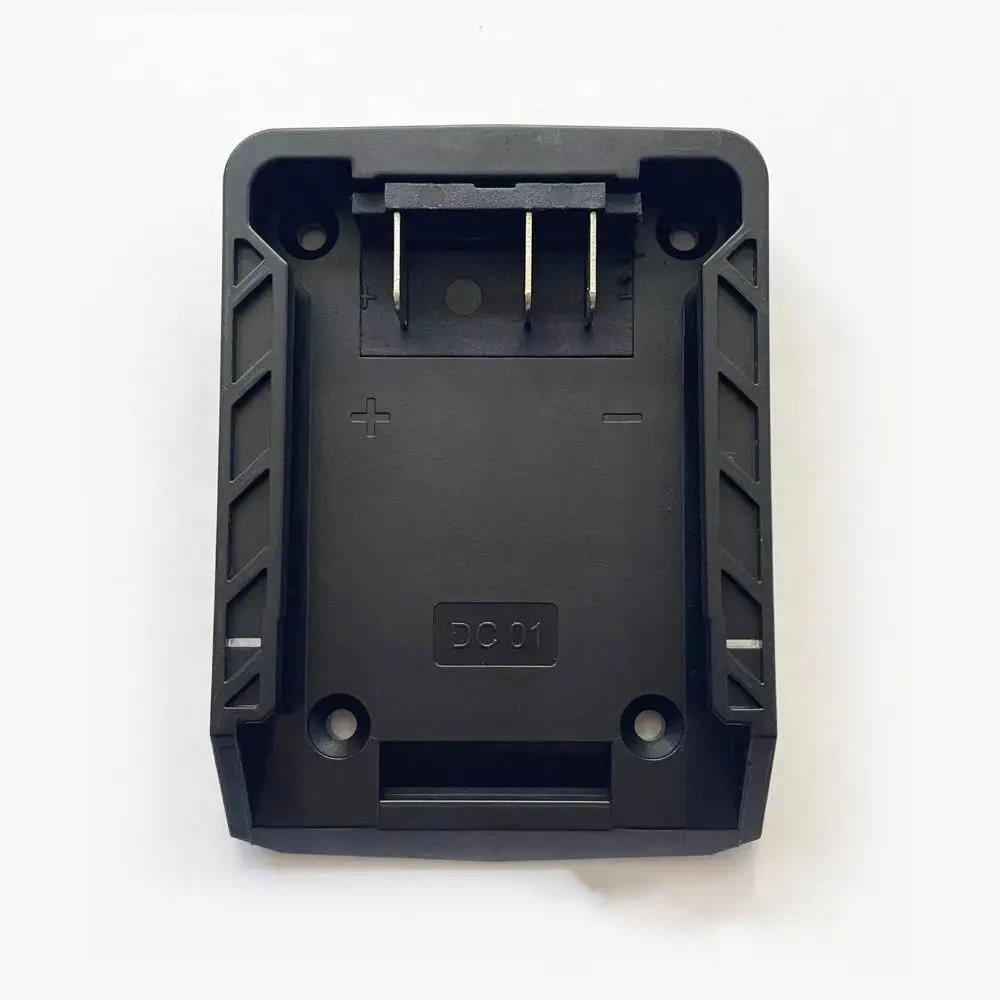 Adapter ABS DIY Przenośny Trwały Obudowa Głowicy Ładującej Złącze Baterii do Makita/DeWalt/WORX/Milwaukee Bateria Litowa 18V
