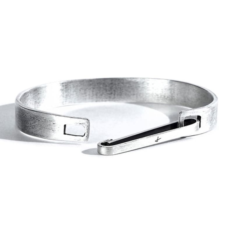 SEWNSWEN SEWN SWEN SILVER CLIP BANGLE