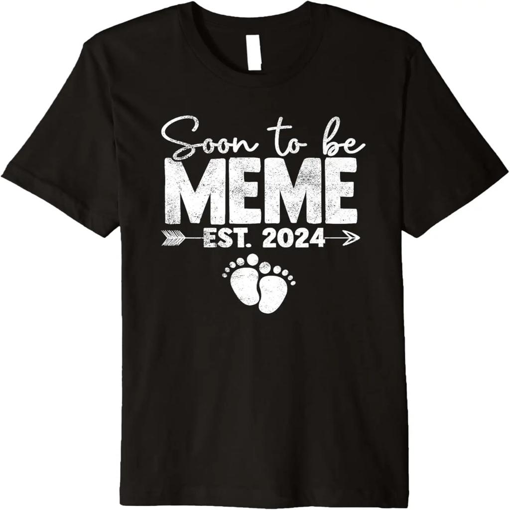 Soon to Be Meme Est 2024 Retro Promoted to Meme 2024 Premium T-Shirt