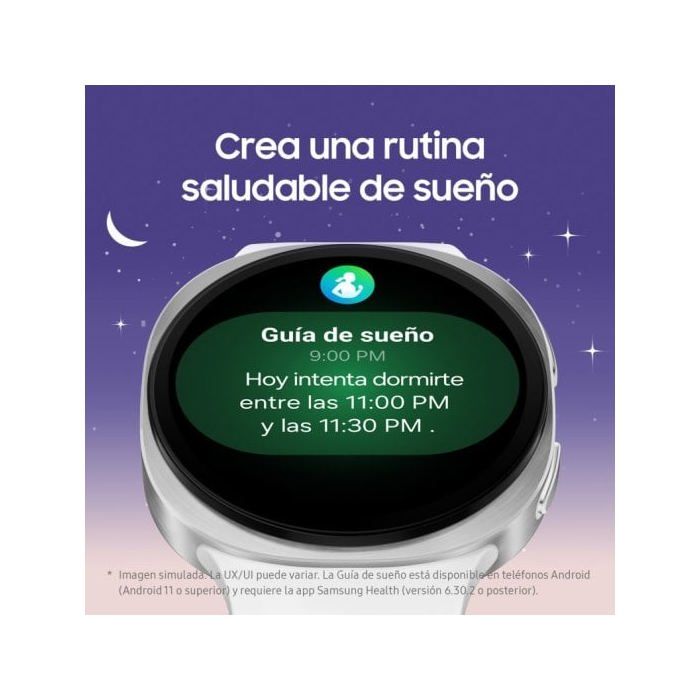 Samsung Galaxy Watch8 Bluetooth 44mm con Galaxy AI Plateado