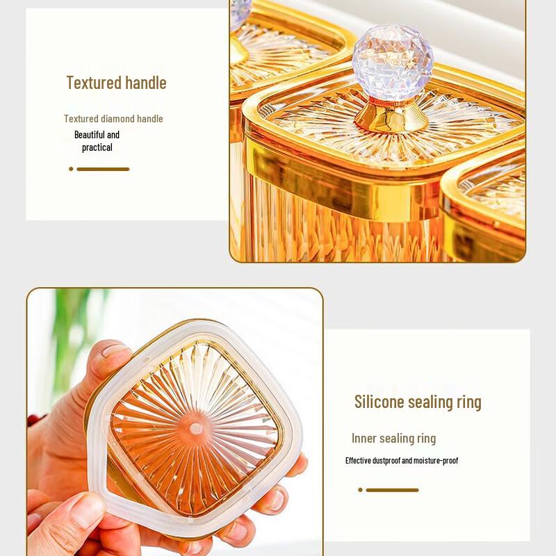 Multi-Grain Divided Sealed Food Storage Jar