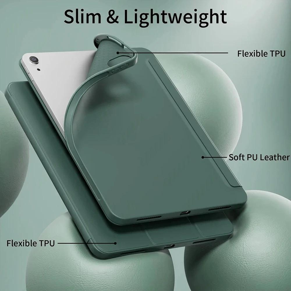 For Redmi Pad 2 Cover 11"2025 Tri-Fold Sleeve Stand Silicone Tablet Case Funda for Xiaomi Redmi Pad 2 Cover with Auto Sleep Wake