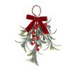 Lifelike Artificial Christmas Tree Wreath With Bowknot Xmas Tree Decoration  Holiday Party