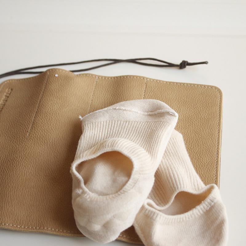Cotton Socks, Women's Socks, Double-needle Shallow-mouthed Invisible Socks, Soft and Comfortable, with Silicone Anti-slip Heel