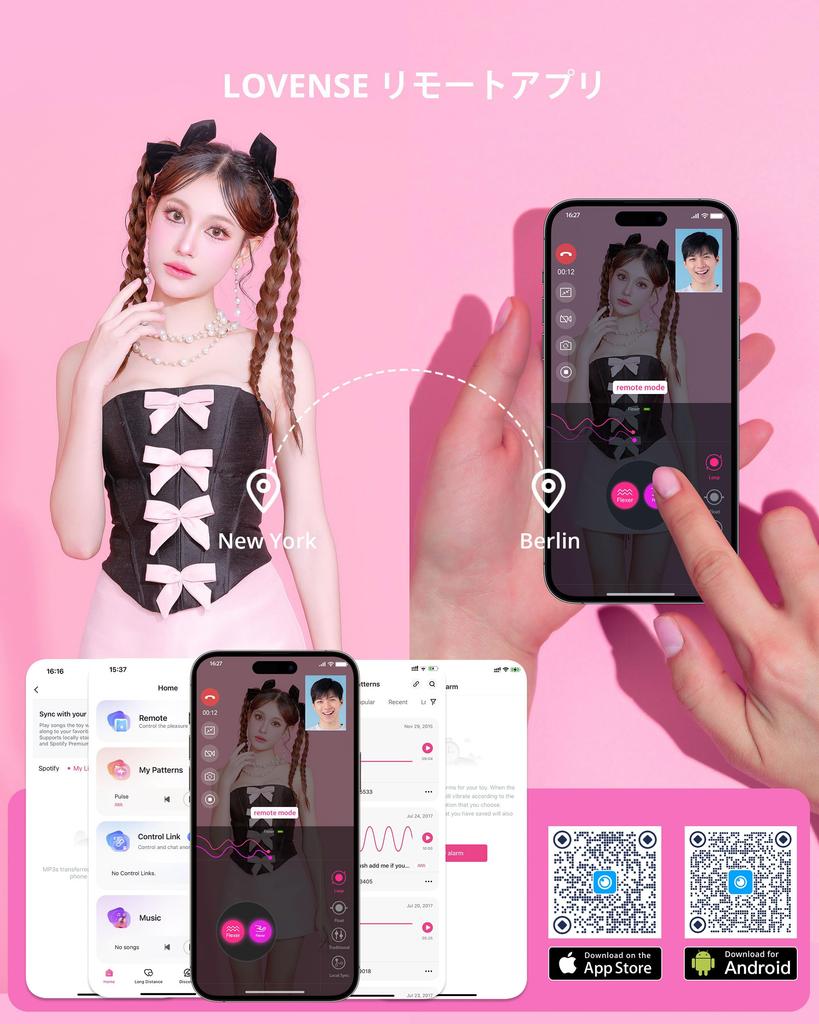 LOVENSE Flexer Remote Control Vibrator with App Smartphone Wearable Vibrator for Popular Remote Control Adult Soft Unlimited Custom Vibration Patterns
