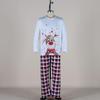 Elk Print Parent-Child Christmas Pajamas Set - Long Sleeve Autumn/Winter Family Homewear KTB