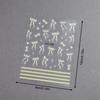 Ribbon Bow Shape Nail Sticker Multicolour Stereoscopic Relief Enhancement Adhesive Nail Decal Decoration Diy
