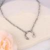 Retro Hip-hop Style Titanium Steel Necklace Party Punk Rivet Pendant Unisex Choker Gothic Y2K Jewelry