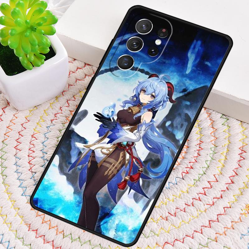 

Ganyu Genshin Impact soft Silicone Phone Case For Samsung Galaxy note 10 pro S26 S25 S24 S23 S22 S21 Plus S25Ultra Capa Cover Galaxy S22 5G