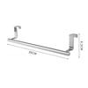 New Stainless Steel Bar Bathroom Kitchen Hanging Holder Home Storage Kitchen Tools Towel Rack Over Door Cabinet Shelf Rack