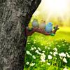 3 Bird Tree Pendant Resin Outdoor Garden Courtyard Potted Plant Decoration Home Wall Pendant