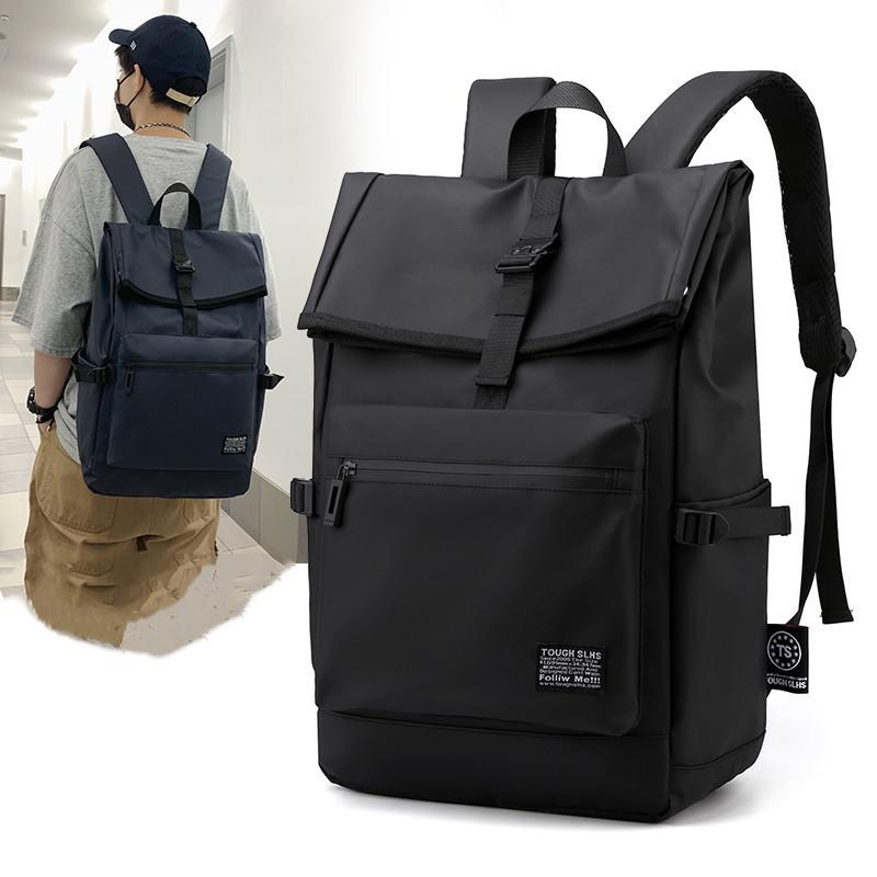 Einfacher Rucksack Herren Casual Reisetasche Computer Rucksack Leichte College Tasche
