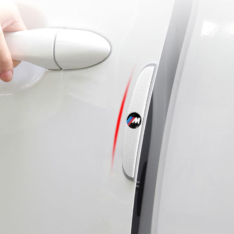 4Pcs Car Door Anti-Collision Strip Rearview Mirror Protection Sticker For BMW M E34 E36 E60 E90 E46 E39 E70 F10 F20 F30 X5 X6 X1 M3 M5 M6 E71 F01 F02