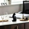 Decorative Sculptures for Modern Interior 3D Printed Cat Sculpture, Style Matte Statue, Black And White Art Decor Table PLA Ornament Home Aesthetic