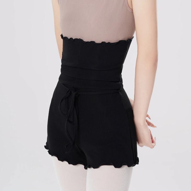Pantaloncini da Boxer da Ballo Balletto per Ragazze e Donne, Pantaloncini Larghi a Maglia per Protezione Vita, Pantaloncini da Allenamento Danza Jogging, Vita Alta Corto