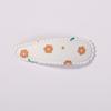 Yalun Jewelry Popular Daisy Bb Clip Small Printed Hair Accessories Daily Fabric Handmade Hairpin 4572