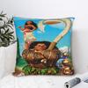 Cartoon M-Moana V-Vaiana Maui Pillow Case  Soft Pillow Cover Retro Trendy Pillowcases For Sofa Bedroom Home Decor