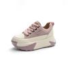 Autumn and winter retro lightweight inner heightening platform fashion casual versatile sports shoes leather shoes women