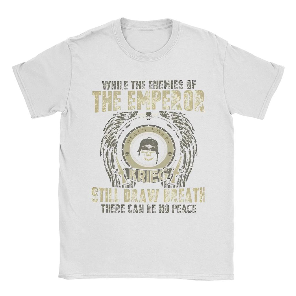 Casual KRIEG W-Warhammer 40k T-Shirt Women and Men Round Neck Pure Cotton T Shirts Short Sleeve Tees Clothing