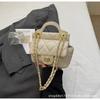 Popular 2025 New Versatile Bag Women's Rhombus Chain Bag Xiaoxiangfeng Crossbody Bag Underarm Bag Mobile Phone Bag