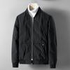High end business men's winter short cotton jacket * * thick warm baseball collar jacket for men's fashion, cold proof down cott