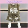 Trendy Summer Vest Set For Boys Soft Cotton Sleeveless Outfit For Kids Aged 3 To 8