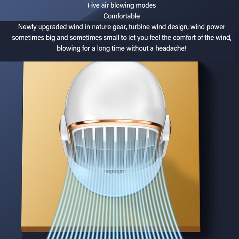 Desktop Fan 1800mah USB Brushless Motor Oscillating Quiet 5 Tower Fan For Home Car Office
