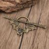 Viking-Inspired Retro Bat Hairpin - Trendy Norwegian Style Party Accessory