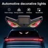 Unique Demon Eye Car Light Solar Eyes LED Light, USB Wireless Animated Warning Lights for Windshield Creative Automotive Decor And Rear Window,