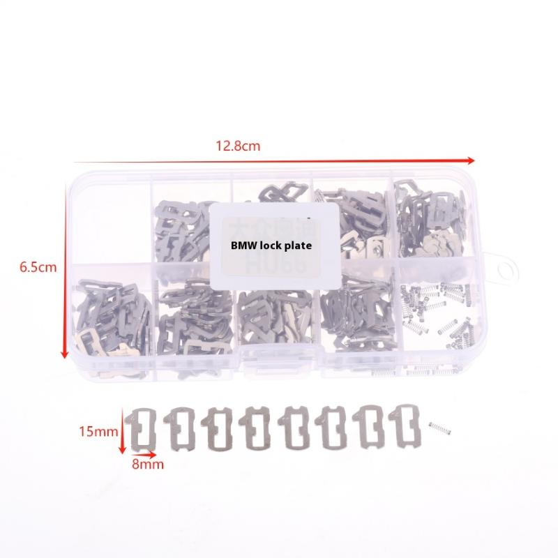 200 Stück Hu92 Schließplättchen Autoschlüssel Schließplättchen Schließplättchen für Autoschloss Reparatur Zubehör 8 Typen je 25 Stück