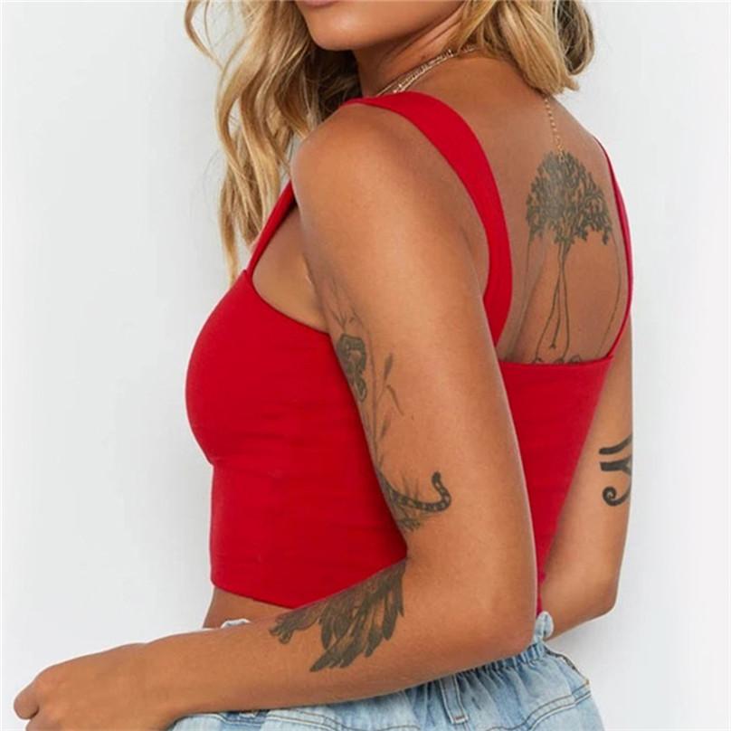 Women Fashion Casual European and American Summer Women's T-shirt Sexy Crop Top