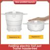 Multi Portable Foldable Silicone Pot For Travel Kettle Electric Cook Hot Pot Water Boiler Camping Folding Electric Pot