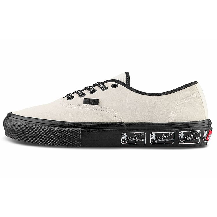 Vans Palpal Skate X  Authentic Series Collaboration Low-Top Skate Shoes Unisex Sneakers Off-White VN0A5FC8A93