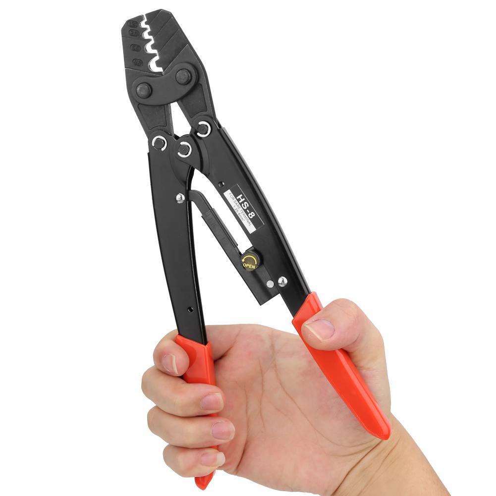 HS8 Crimper Pliers Hand Crimping Tool 1.258mm 178AWG for Bare Terminal