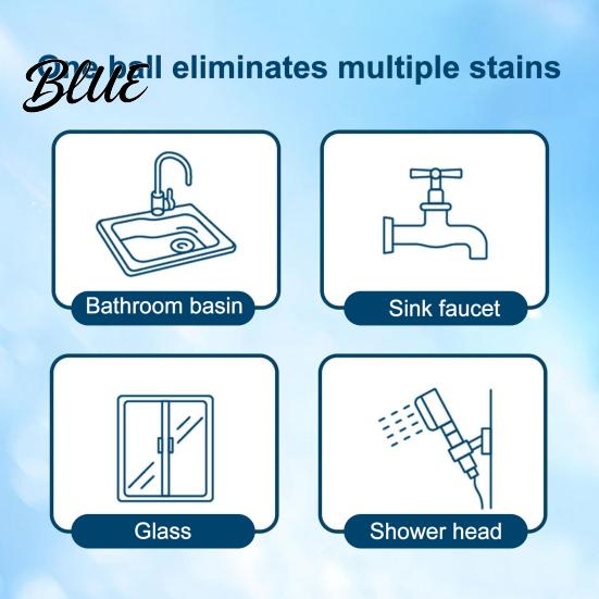 Eco Friendly Cleaning Tool Non-Scratch Scrubber Ball Gentle Reusable Stain Removal Sponge Household Dirt Sponge Deep for Ceramic Marble Surfaces